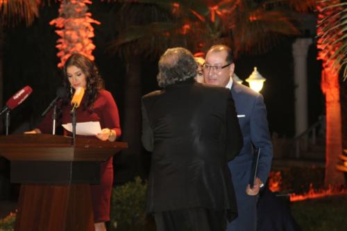 IBC Chairman Honors the Celebrated People’s Artist Jawad Al-Shakarchi & Number of Prominent Iraqi Actors 