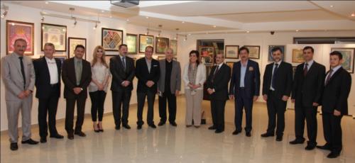 IBC Hosts the Opening Ceremony of the Second Personal Exhibition Of Iraqi Calligrapher Adil Al-Hadi Saturday May 7th 2016 on IBC Hall 