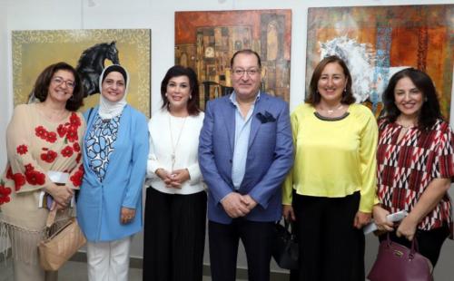 Opening of Personal Exhibition of Artist Mehdi Al-Shammari Titled “Women & Cities” Under Patronage of Her Royal Highness Princess Najlaa Bint Assim 