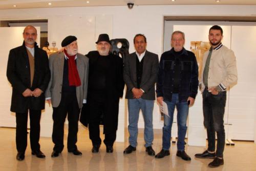 Opening of Personal Exhibition of Iraqi Sculptor Yahya Abdul Qahhar Titled (Passion of the Bodies)
