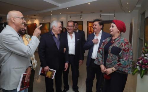 Opening of the 2nd Personal Exhibition of Iraqi Artist Huda Asaad Titled “Formative Marks” On IBC Hall – 1st Floor 