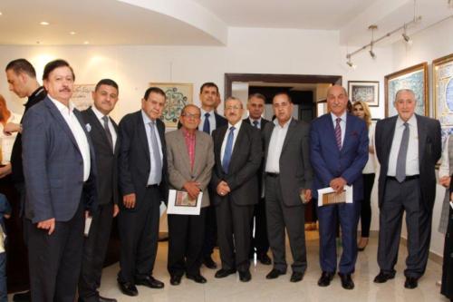 Opening of the 3rd Personal Exhibition of Iraqi Calligrapher Adil Al-Hadi On IBC Hall 