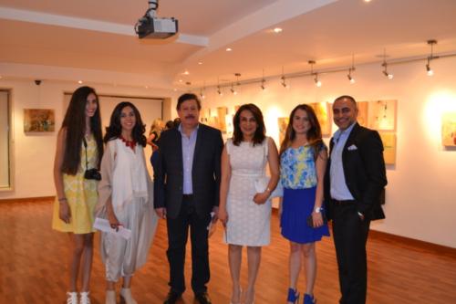 Opening of the Personal Exhibition of Iraqi Artist Danya Al-Ubaidi On Saturday August 1st 2015 On IBC Hall (Zain) 1st Floor 